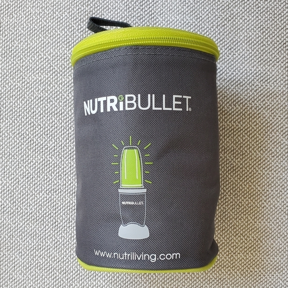 Nutribullet Official Blast Off Bag Cooler Carry Case Gray/Green  New
